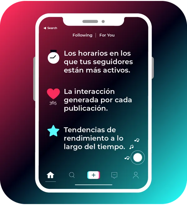 Datos que te otorgarán herramientas como TikTok Analytics, Hootsuite o Metricool.