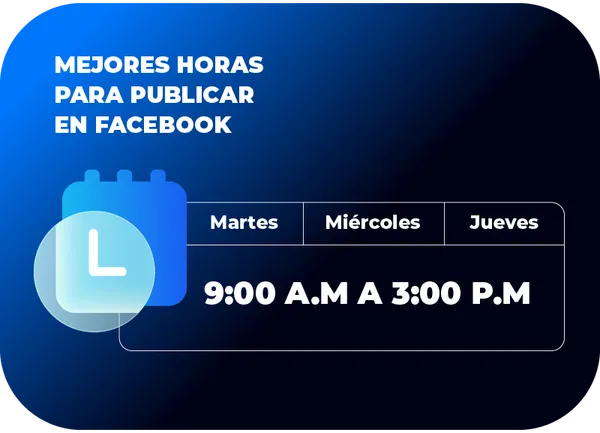 Mejores horas para publicar en Facebook