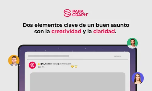 Dos elementos clave de un buen asunto son la creatividad y la claridad