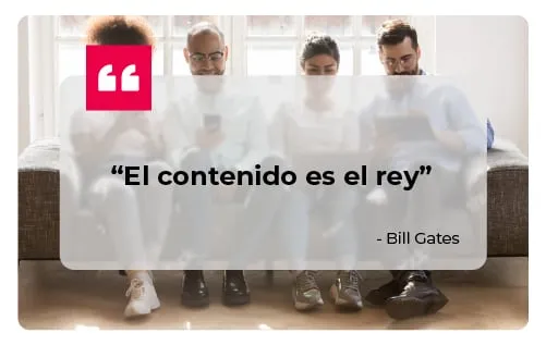 el contenido es rey paragraph